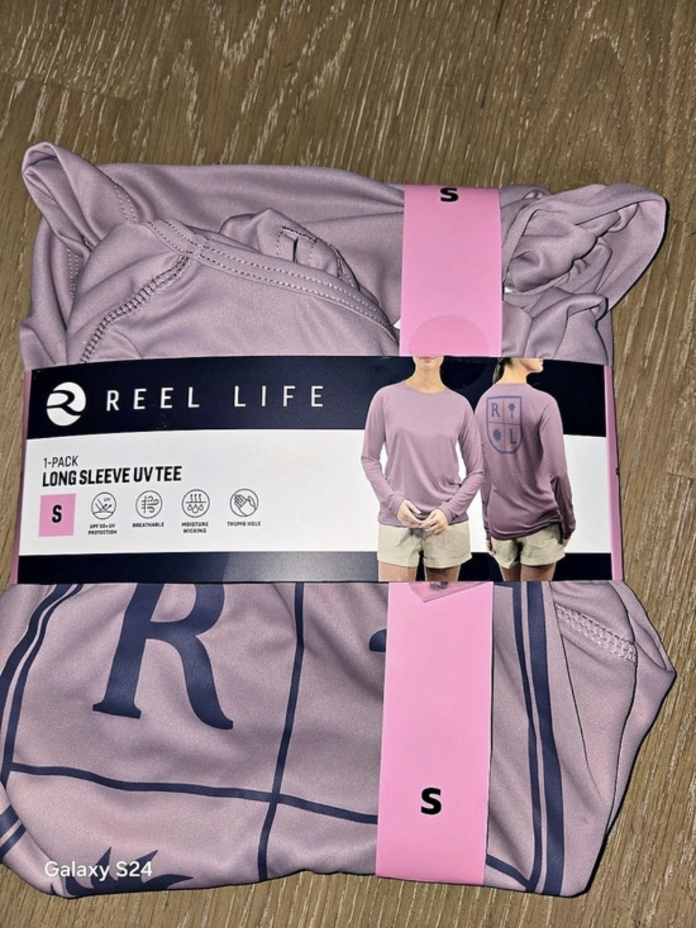 Reel Life Long Sleeve UV Tee Womens Small New